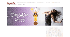 Desktop Screenshot of danzadelladea.it